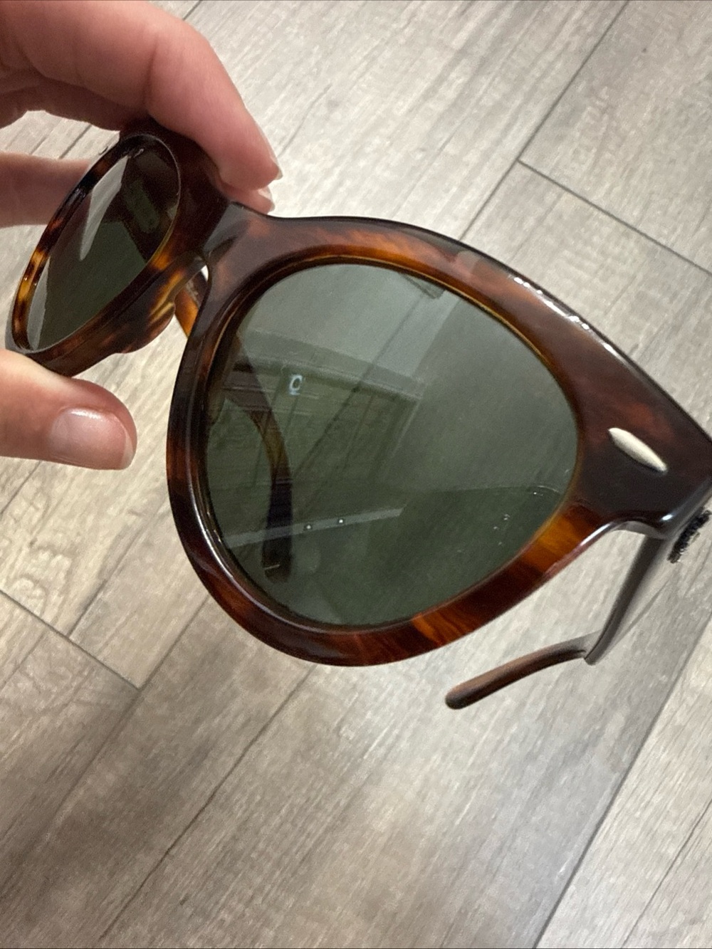 Ray-Ban Wayfarer Way Tortoise Frame Sunglasses - Picture 6 of 6